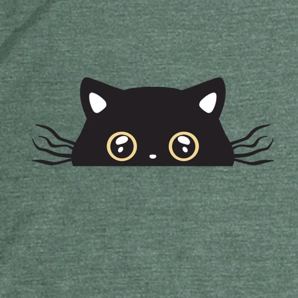 Cartoon Cat Print Graphic Tee - M - Picture 3 of 3